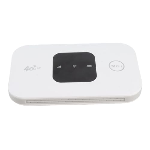 Image of Home Networking and Connectivity White Portable Small 4G Mobile WiFi Hotspot Router for Phone Laptop Desktop Tablet Portable WiFi High Speed 4G Mobile Hotspot