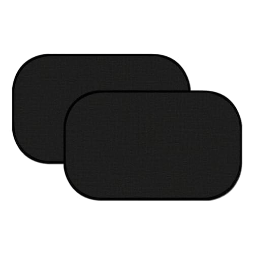 Lyxheth 2PCS Car Window Shades for Baby, Cars Sun Shade, 21\"x14\" Mesh Car Window Covers, Sun Shade Cars Accessories Sun Glare Shield and UV Protection Universal Fit Children, Pets, Adult (Black)
