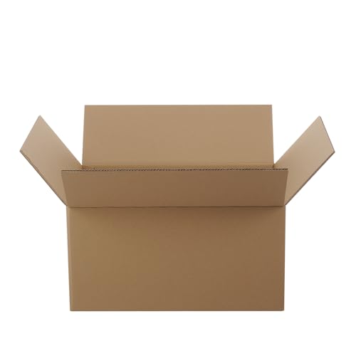 Boite en carton à rabats double cannelure 30 x 20 x 17 cm (Lot de 20)