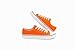 JUDIS Women's Classic Lace Up Casual Canvas Shoes Low Top Fashion Tennis Walking Sneakers Orange