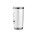 F-Caw-F Messy Bird Shocked Face Feather Chaos Cartoon Humor Stainless Steel Insulated Tumbler