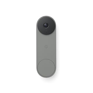Google Nest Doorbell (Wired, 3rd Gen) - 2K Video and Gemini, Live View, Night Vision, 2-Way Audio - Works with Google Home - 2025 Model - Hazel
