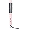 L'ANGE HAIR GlamWave Infrared Thermal Ionic Brush | 38mm Heated Round Thermal Brush for Volume and Curls | Reduces Frizz | Adds Shine | Smooth Styling Tool for All Hair Types (Blush)
