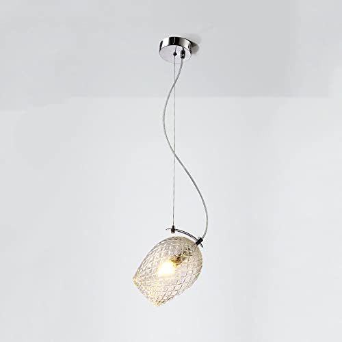 Petite suspension en verre E14 pour résoudre le manque de luminosité des petits espaces