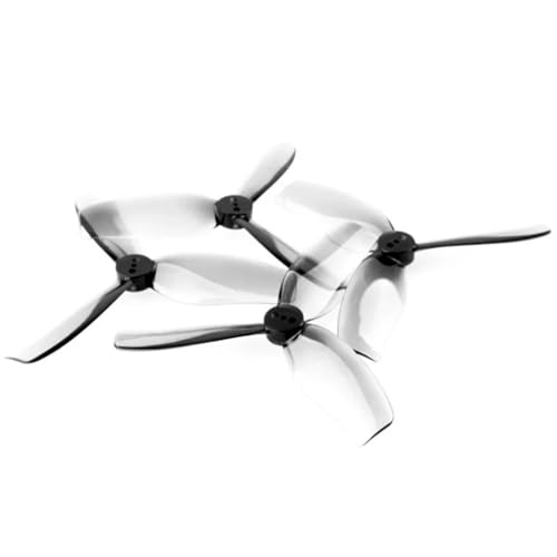 Hélices 3 pales 90 mm propulsion fluide et stable drone C35 axe 1.5 mm