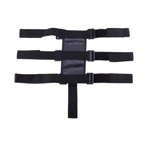 BESTonZON 車載消火器固定ストラップ 耐久ナイロン製 男女兼用 フラッシュライト カップ対応 簡単装着 車用改装パーツ ブラック