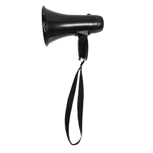 BESPORTBLE Small Handheld Megaphone Bullhorn with Recording Low Power Consumption for Parties and Lightweight and Portable for Use