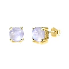 A2-18K Gold Plated Moonstone Earrings