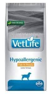 Vet Life Dog Hypoallergenic Fish Potato 2kg Dog Food