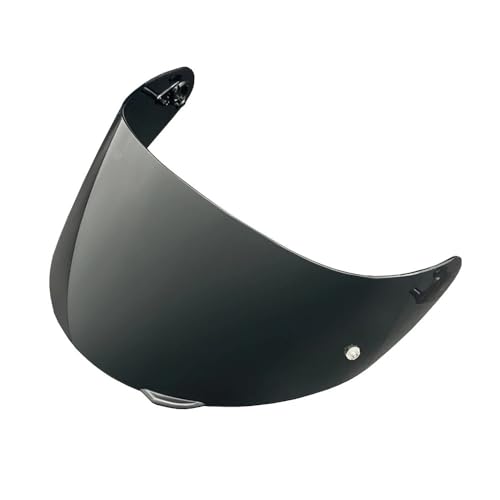 Genérico Visera protectora facial K1 for Ca-sco de moto, protección solar for AGV, K1S, K3SV, K5, K5S, resistente al viento, duradera y a arañazos(Deep Black)