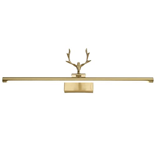 Applique murale cuivre américain de 70cm au design antler nordique premium