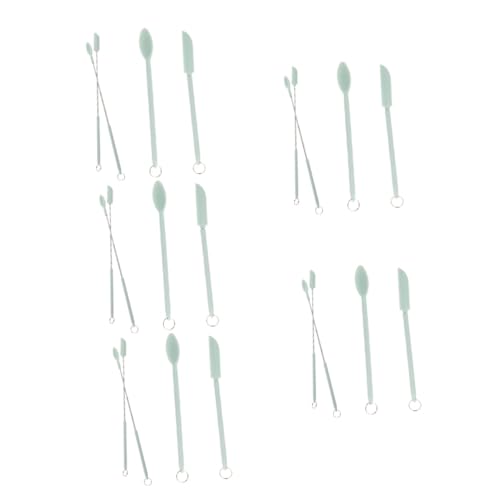 Amosfun Couteau Multi 5 Ensembles à Creuser Spatule En Silicone Kit Mini Spatule Et Fournitures De Mini Pour Le Grattoir à Sauce De Silice