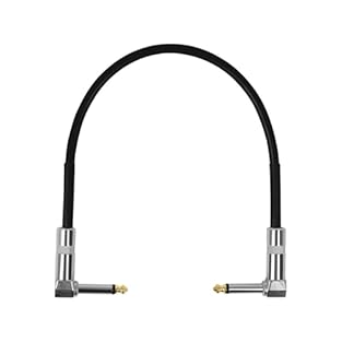 Right 1/4-inch plugs are perfect for pedalboards. Shielding provides noise rejection for quiet . In=Out Technology: Low capacitance for transparency. Two big plug, molded plugs offer protections and strain relief. Solid and , good connection cable tr...