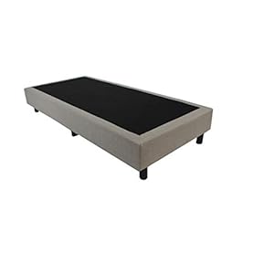 Bedworld Boxspring 90×200 zonder Matras – 1 Persoons Bed – Massieve Box – Creme