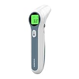 Termometro Digitale Infrarossi Dual Mode JPD-FR300 - Termoscanner da Fronte e Orecchio (Con Modalità per Oggetti) - Senza Contatto, Display HD LCD, Allarme Febbre Intelligente - Con Modalità Bambino