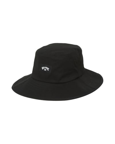 Billabong Mens Big John Boonie Sun Protection Hat with Chin Strap Black3 One Size