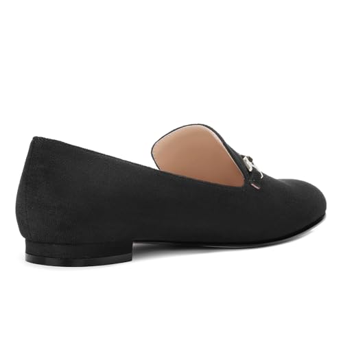 Image of Women's Loafers, Slip On Round Toe Comfortable Flats for Women Dressy and Work, Womens Business Casual Shoes