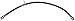 Dorman H621267 Front Driver Side Brake Hydraulic Hose Compatible with Select Mitsubishi Models