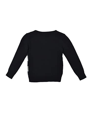 Charter Club Boys Buffalo Check Family Sweater (S, Vanilla Black Combo)2
