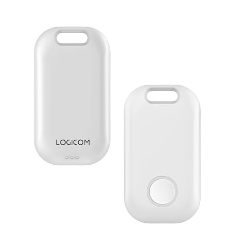 Logicom - LogiTrack - Accessoire de localisation - Compatible iOS et Apple Find My - 230mAh