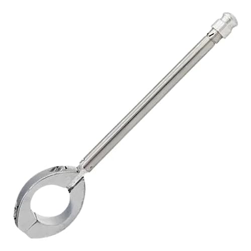 Antena Corta Linha Pipa Aparador Inox Aluminio 7 Estágios Guidão 22/24MM Proteção pescoço motocilcis