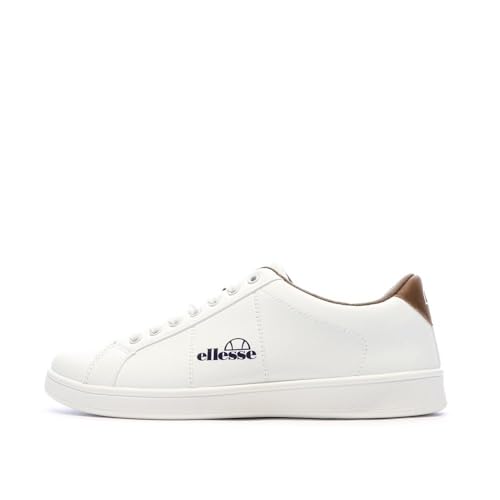 Ellesse Baskets Blanches/Marrons Homme Defender