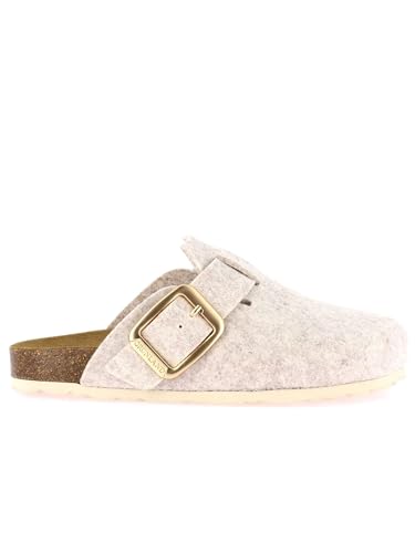 Chaussons femme feutre souple vert basilic Grunland SARA CB3092