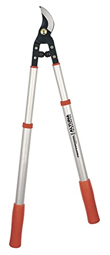 Tijera de Poda a 2 Manos Telescópica Pruning 0345 - Ajuste Manual - Empuñadura Bimaterial - Corte Bypass Muy Preciso -...