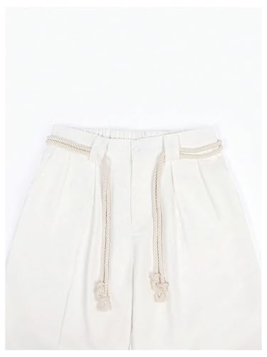 GORGLITTER Men's Baggy Pants Wide Leg Pleated Business Zipper Fly Trousers Streetwear Casual Dress Pants4