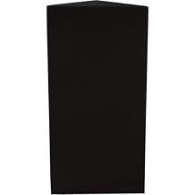 Corner Bass Trap, Low Frequency Range, NRC 1.40, 24" x 48" x 13" Black
