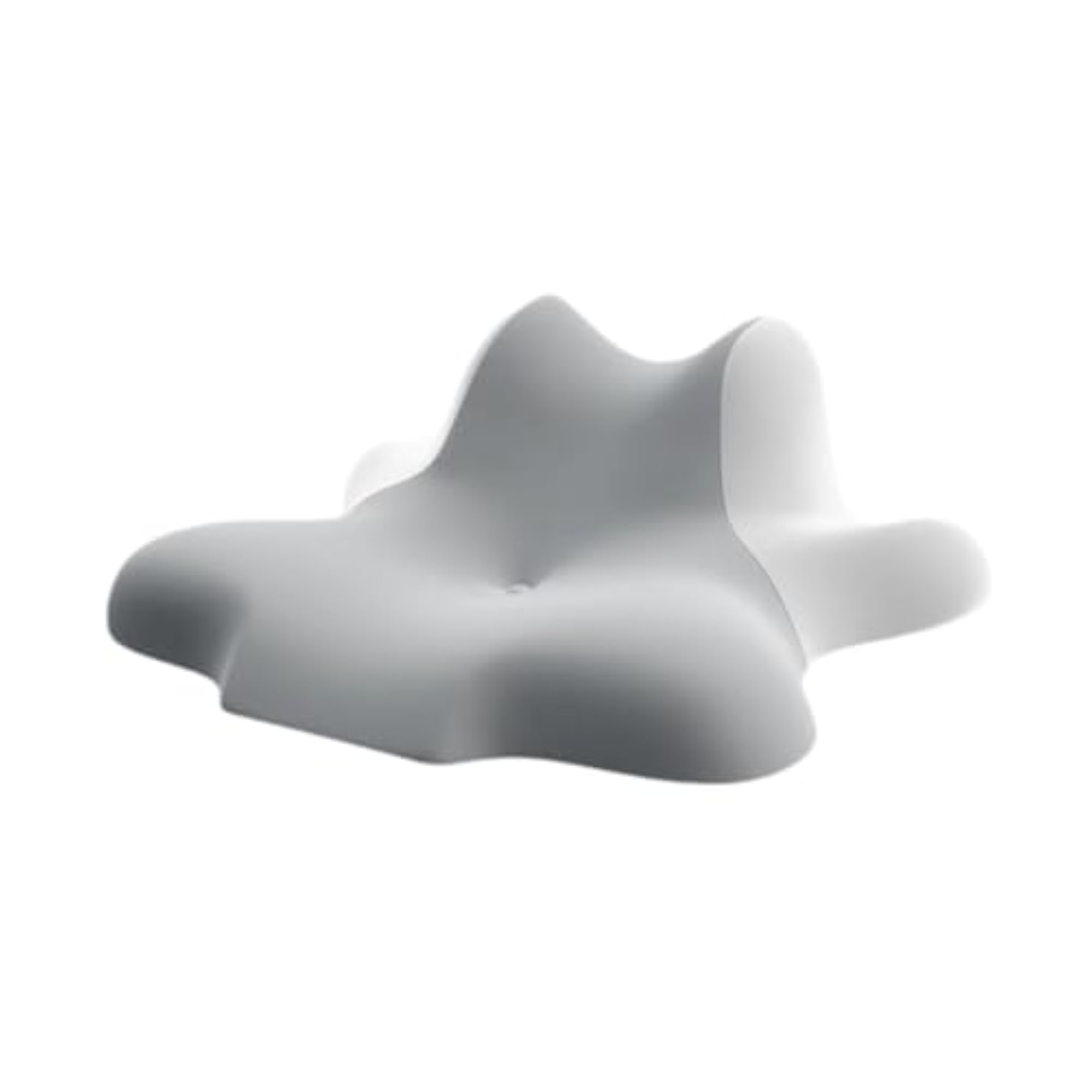 Memory Pillow for Side Back Stomach Sleeper, Ergonomic Gray