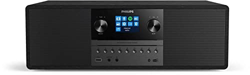 Philips Audio M6805/10 Mini Impianto Stereo Hi-Fi Compatto Bluetooth, Dab+, Usb, Nero