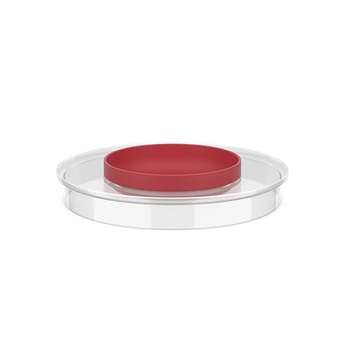 Mepal, Tapa antisalpicaduras Chef it, Se adapta a los bol de mezcla de 3000 ml, Bol adicional dentro de la tapa, Sin salpicaduras, mantiene la encimera limpia, 250 ml, Coral