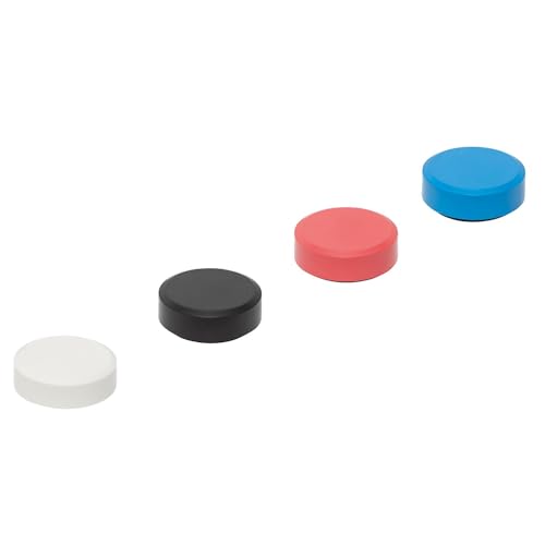 Maul Aimants Ronds MAULpro Recycling Lot 20 Blanc Rouge Bleu Noir