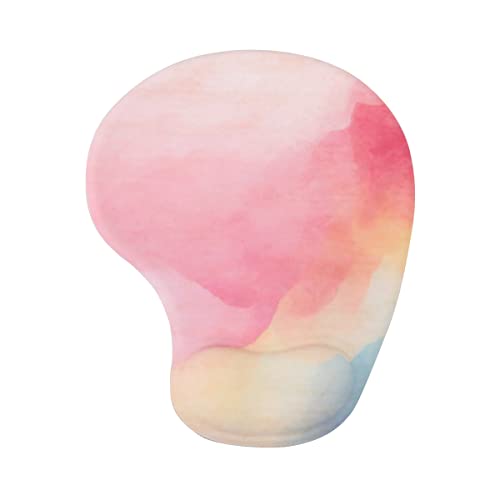 XHLWZR Niedliches Mauspad, Ergonomisches Mauspad mit Handgelenkstütze, Gel Mauspad mit Rutschfester Silikonbasis, Computer Mauspad Gaming Mauspad Cover