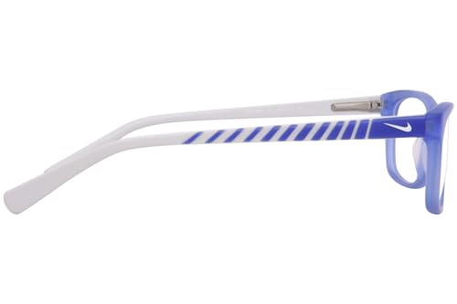 Image of Eyeglasses NIKE 5509 417 Matte Pacific Blue /White