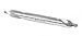 Accusize Industrial Tools No.2, 3/16'' by 5/16'' by 1-7/8'' H.S.S. Center Drill Bit, 10Pc 0530-0200x10