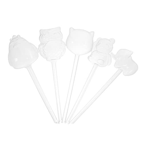CANIGHT Dispositivo De Riego De 5 Piezas, Globos De Agua Para Plantas De Interior, De Riego De Plantas Con Forma De Globo Para Vacaciones, Picos De Riego, Globos De Plantas, Riego