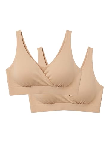 Image of HATCH The Dream Feed Nursing & Sleep Bra, Stretchy & Wireless with Crossover Pull-Down Design for Breastfeeding