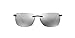 Ray-Ban Men's RB4255 Chromance Square Sunglasses, Black/Polarized Grey Mirrored Silver, 60 mm