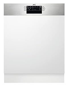 AEG FEE53628ZM Integrierter-Geschirrspüler / 60cm / AirDry - perfekte Trocknungsergebnisse / D / energiesparend / Besteckkorb / Display / Startzeitvorwahl / Wasserstopp