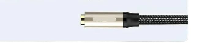 Cable de extensión de audio de 6,35 a 3,5 mm TRS estéreo con conectores robustos de 1 m 4