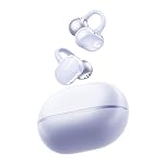 SoundPEATS POP Clip Wireless Open Ear Earbuds, Button Control, Lightweight Comfort Headphones, 30H Playtime, IPX5 Waterproof, Bluetooth 5.4 Immersive Audio Earphones for Sports Running Working, Purple