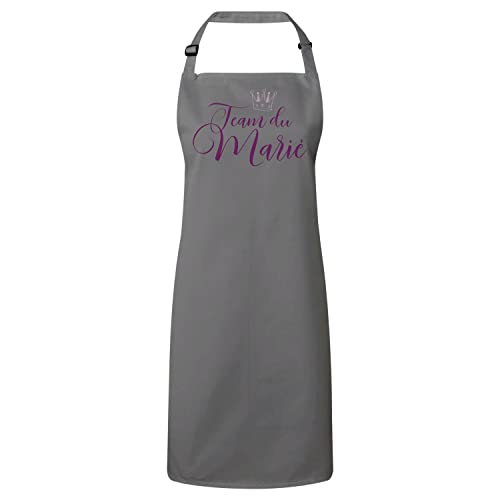 Tablier de cuisine pour le brunch de mariage de la Team du Marié