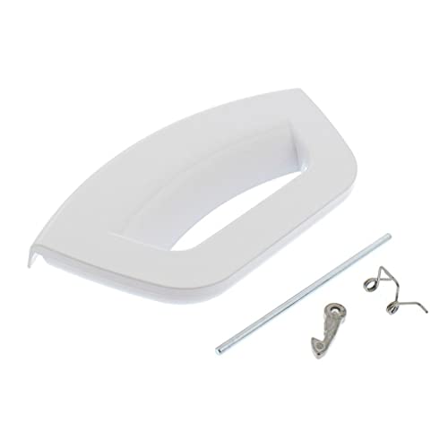 FIND A SPARE Replacement White Door Handle Kit For Hotpoint Washing Machine Alternative to C00285747 / C00507932