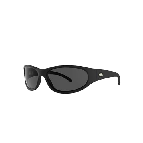 Óculos de Sol HB A New Species, Matte Black - Lente Gray