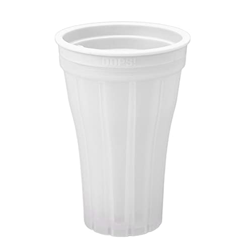 Slushie Cup, Slushy Maker Becher, Gefrorener Becher 150ml, Doppelschicht-Siliziumbecher, Frozen Magic Squeeze Cup,Instant Slushie Cup, zum Zubereiten von gefrorenen Fruchtshakes,Milchshakes(Blanco)