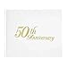 50th Anniversary Guest Registry Book
