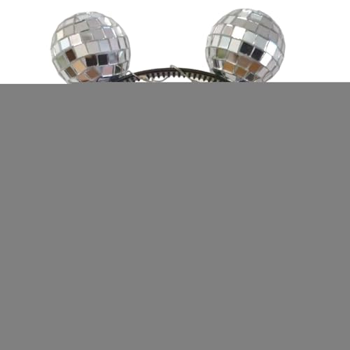 Diadema luminosa con efecto bola disco | Diadema de bola de disco retro brillante | Accesorios capilares LED para Halloween, fiestas, mujeres, festivales, Navidad, víspera de Año Nuevo