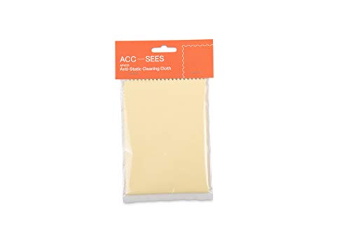 Acc-Sees Pro Vinyl Anti-static Cleaning Cloth - Microfibre Lint-Free Cloth - gently remove dust from vinyl records without damaging the delicate surface